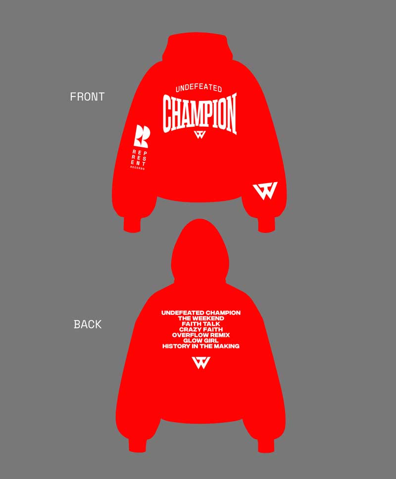 Champion x undefeated hoodie best sale