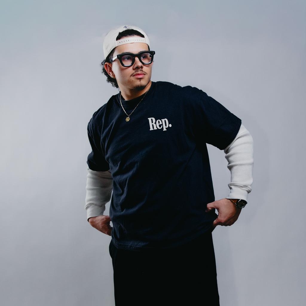 'Rep' Black T-Shirt