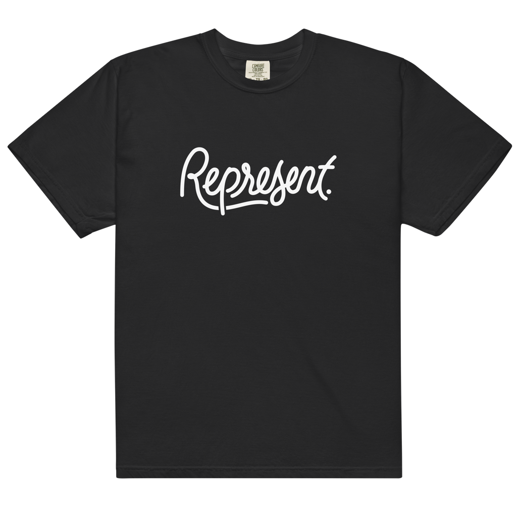 'Represent' Black T-Shirt