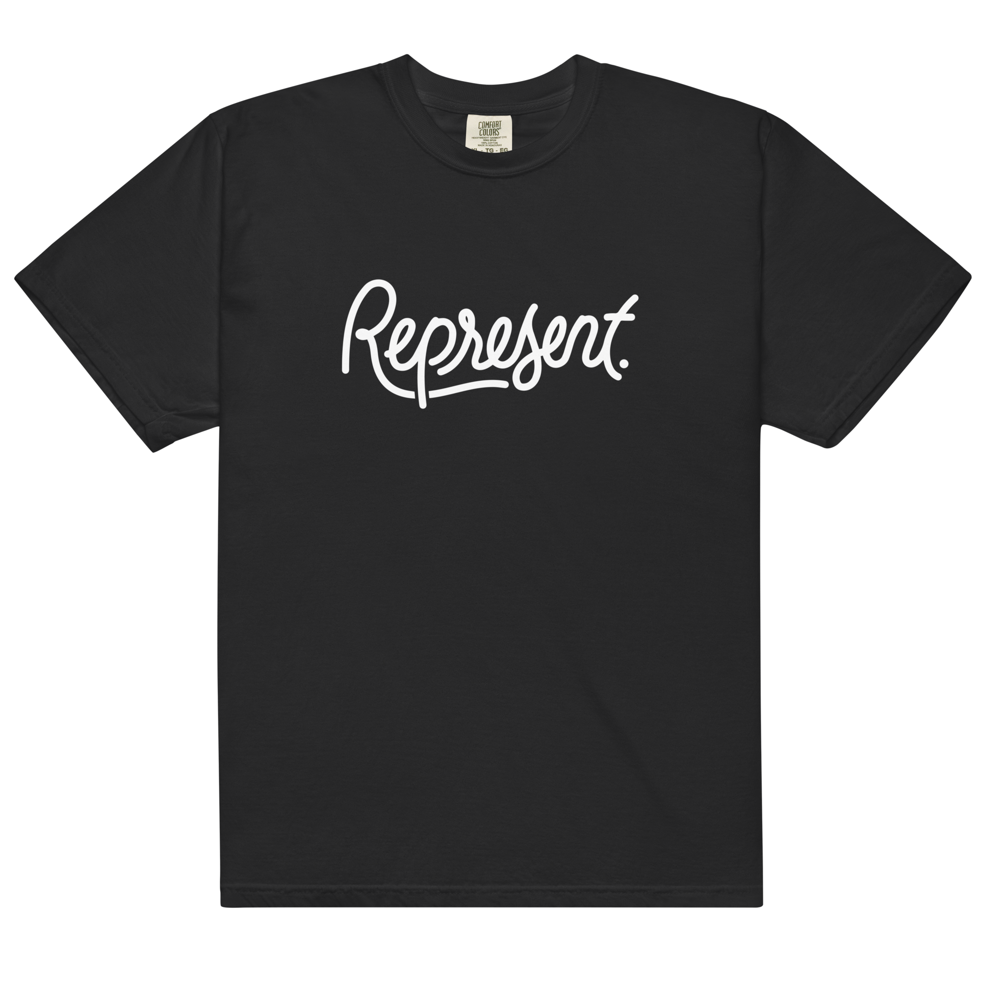 'Represent' Black T-Shirt