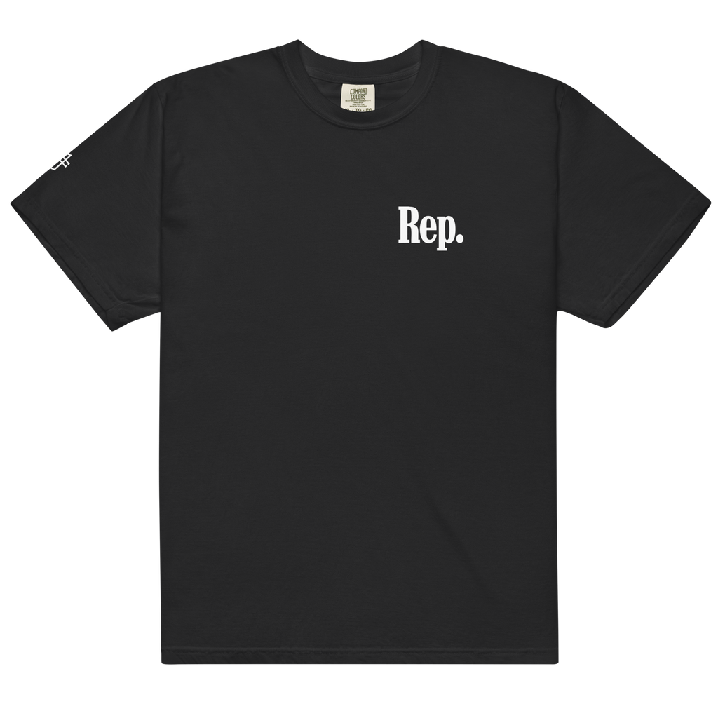 'Rep' Black T-Shirt